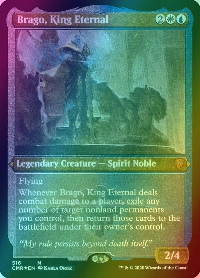 Brago, King Eternal [516] [Commander Legends] [Etched Foil]