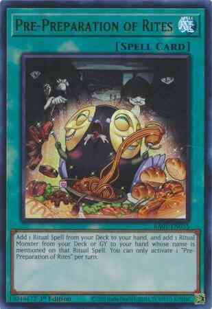 Pre-Preparation of Rites - RA01-EN055 - Ultra Rare - 1st Edition