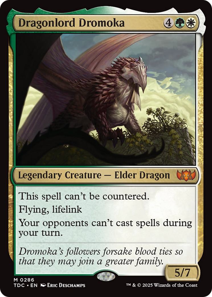 Dragonlord Dromoka [286] [Tarkir: Dragonstorm: Commander] [Non-Foil]