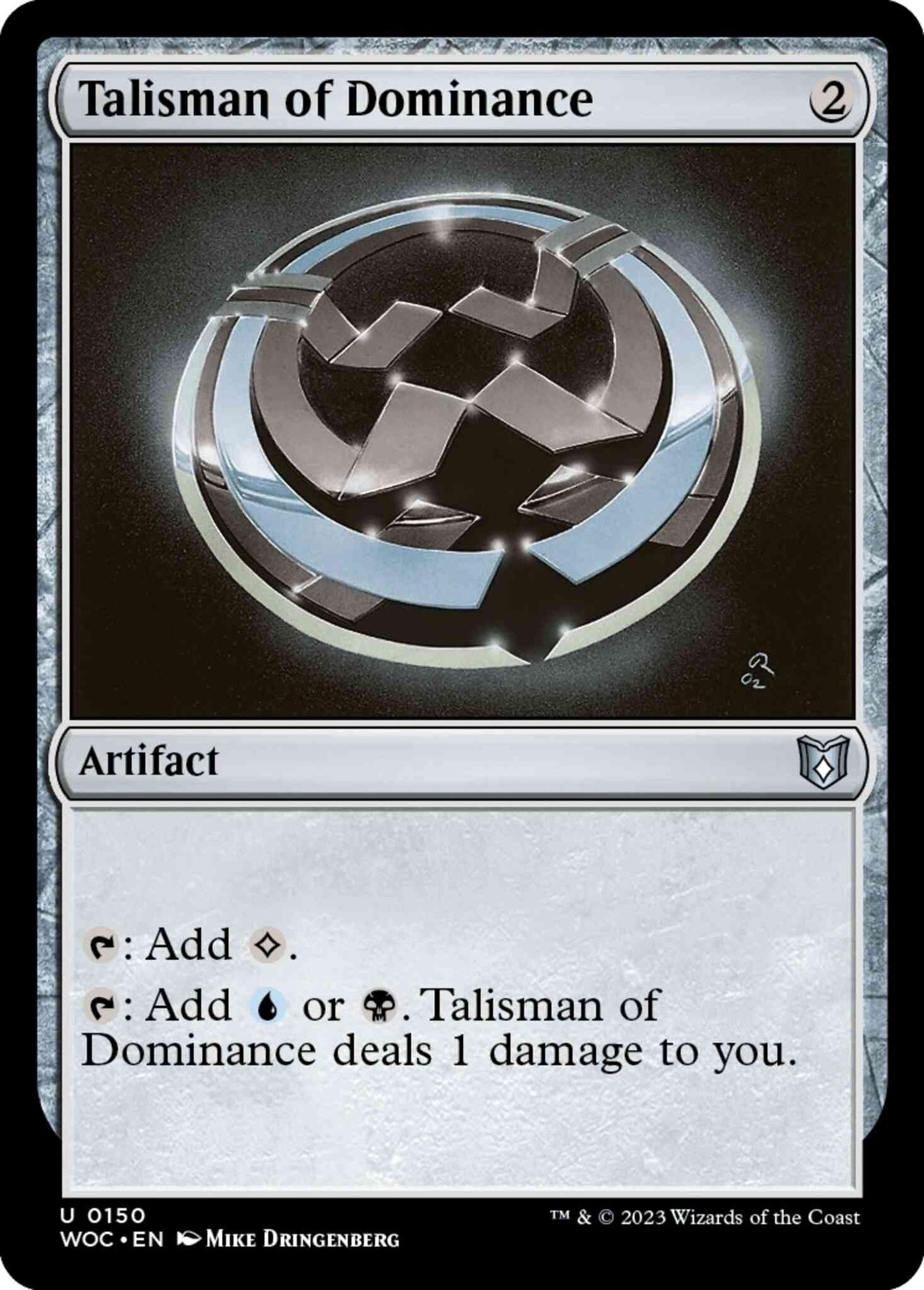 Talisman of Dominance [150] [Wilds of Eldraine: Commander] [Non-Foil]