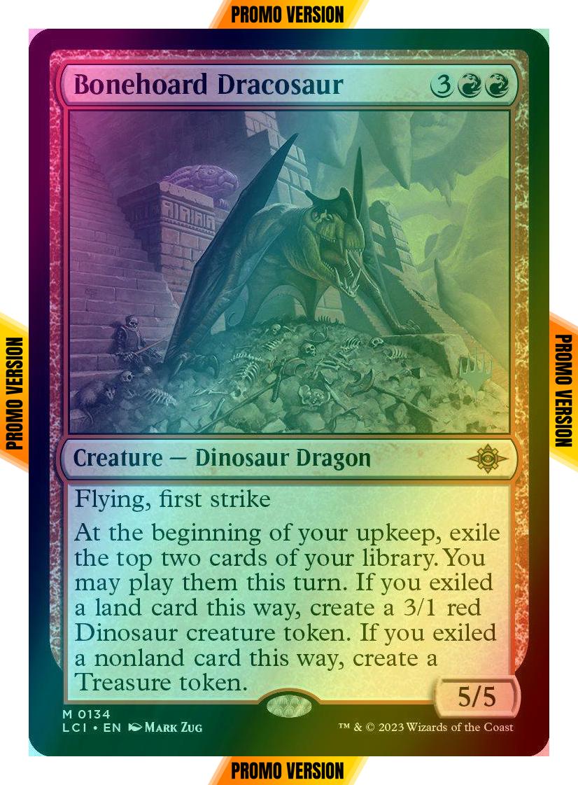 Bonehoard Dracosaur [134p] [Promo Pack] [The Lost Caverns of Ixalan: Promos] [Foil]