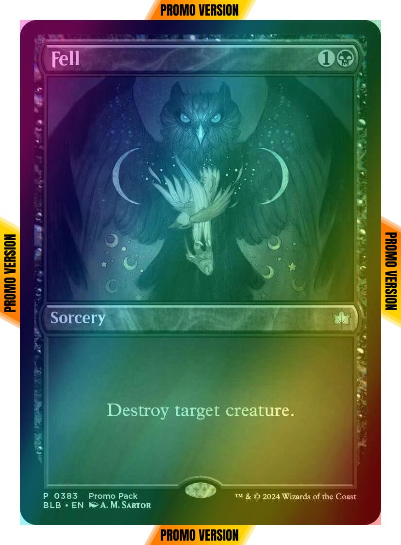 Fell [383] [Dark Frame Promo Pack] [Bloomburrow] [Foil]