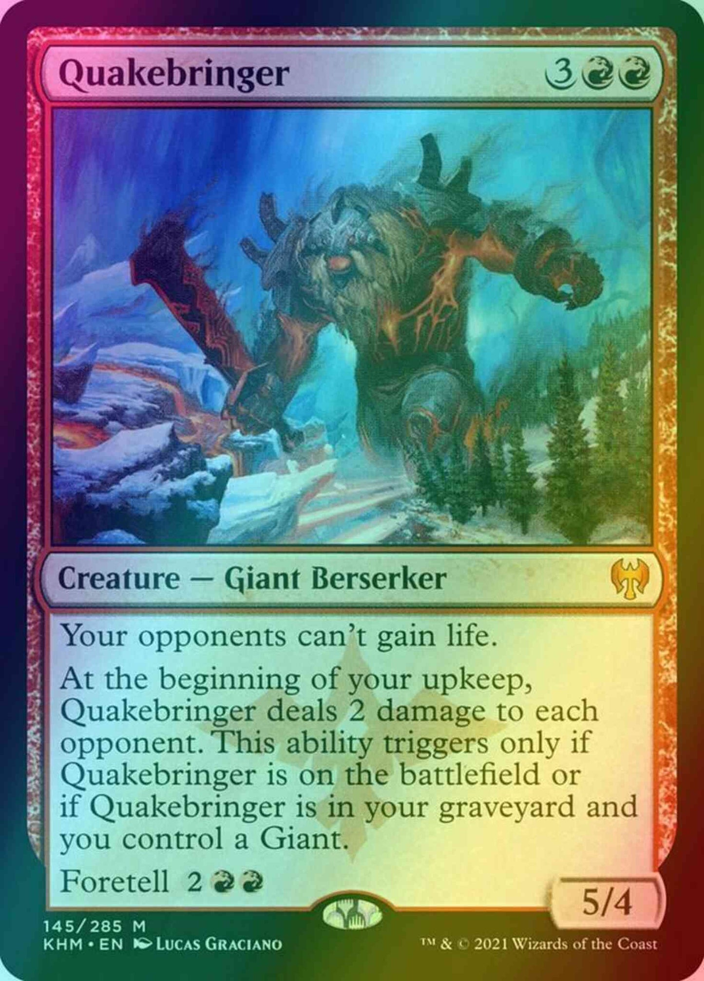 Quakebringer [145] [Kaldheim] [Foil]