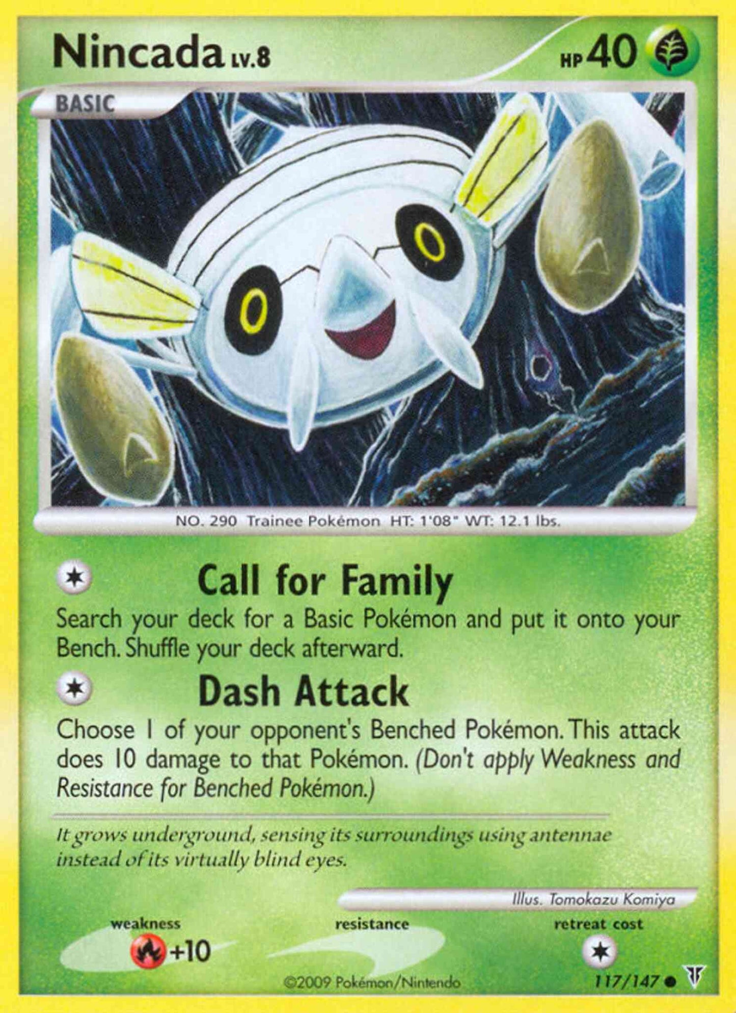 Nincada - 117/147 - Common [pl3-117] [Non-Holo]
