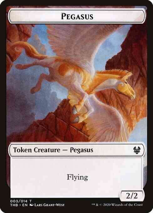 Pegasus Token (03) // Wall Token (14) [THB/THB Set Symbol] [Challenger Deck 2021 Tokens] [Non-Foil]