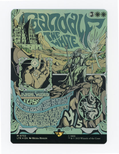 Gandalf the White — Borderless|Poster|Foil — ID 19794