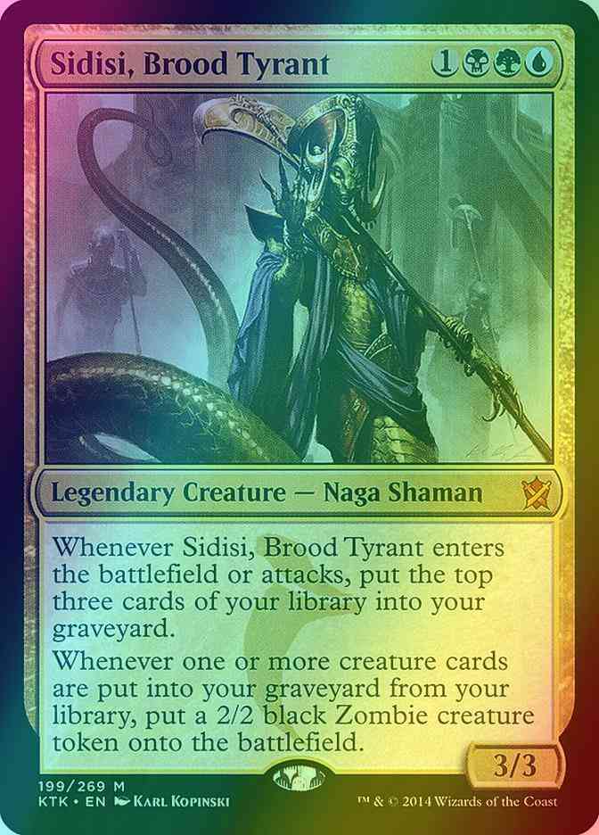 Sidisi, Brood Tyrant [199] [Khans Of Tarkir] [Foil]