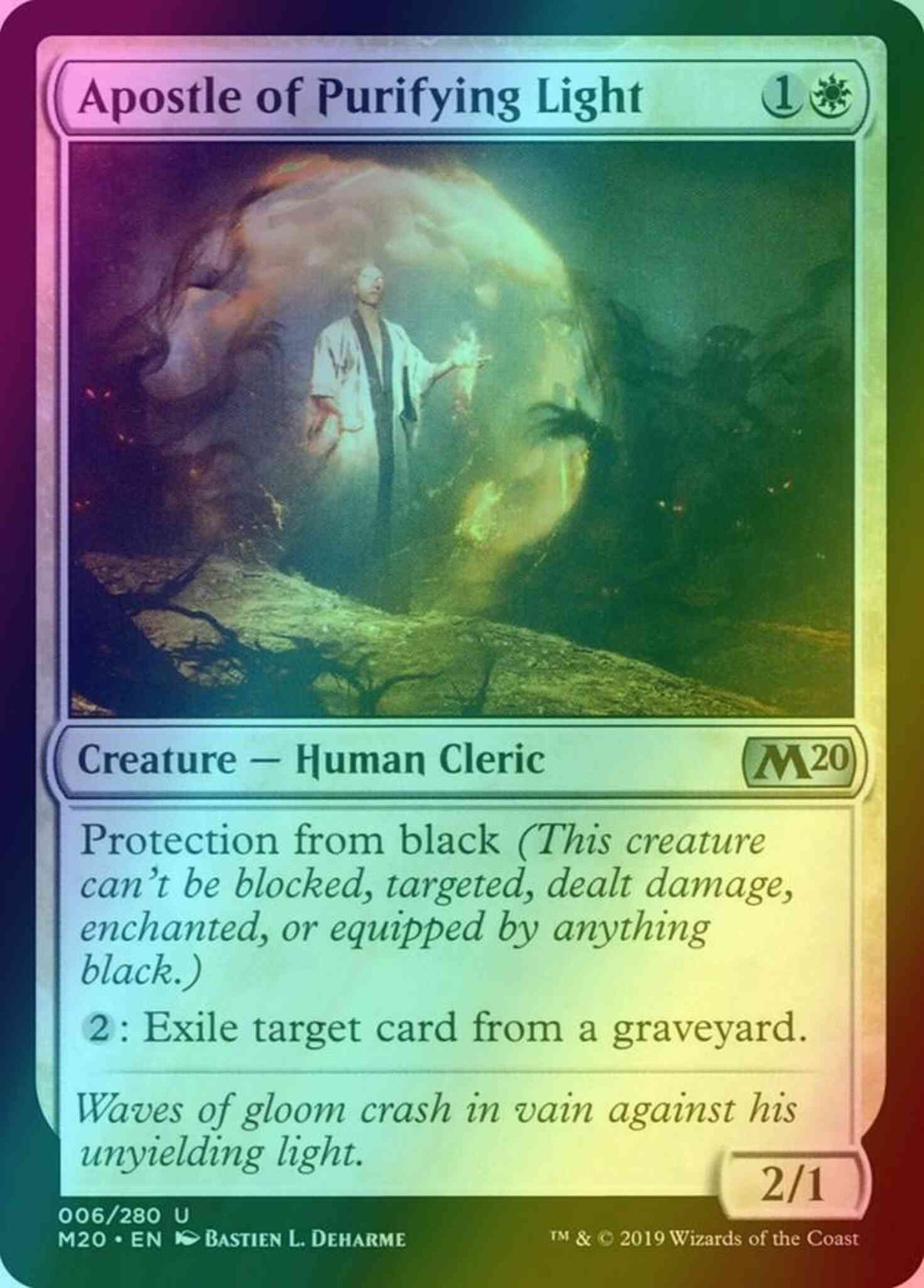 Apostle of Purifying Light [6] [Core Set 2020] [Foil]
