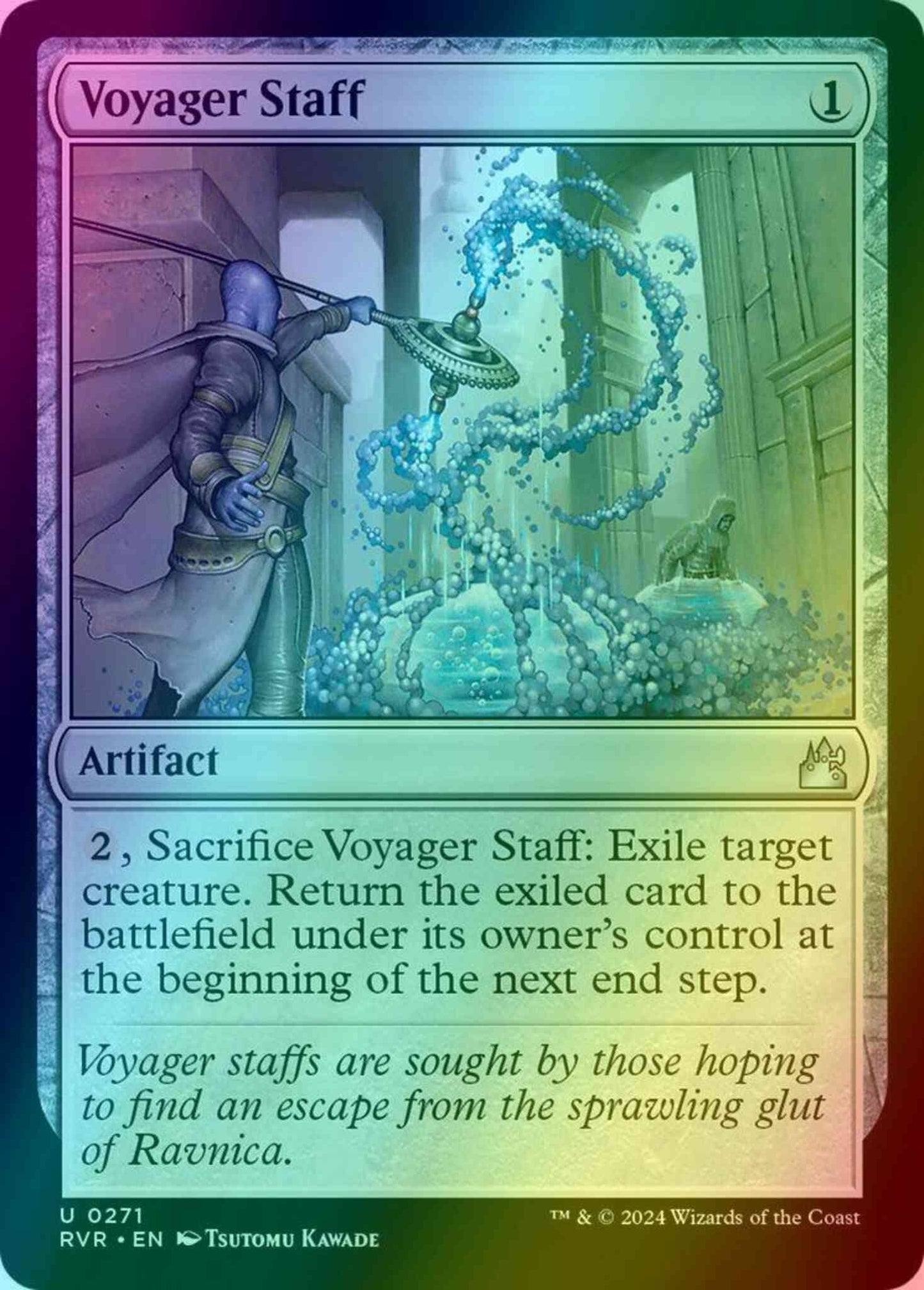 Voyager Staff [271] [Ravnica Remastered] [Foil]