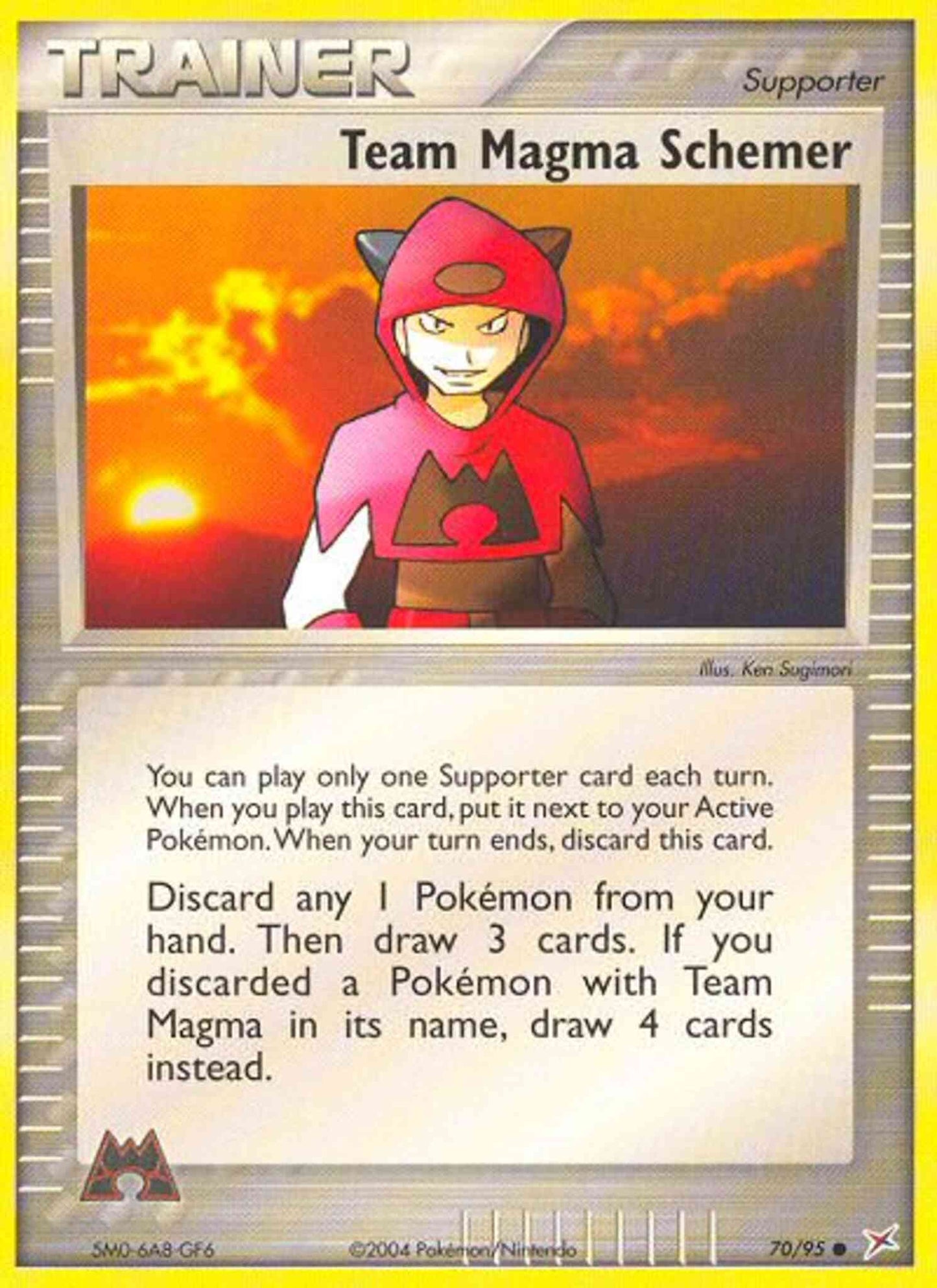 Team Magma Schemer - 70/95 - Common [ex4-70] [Non-Holo]