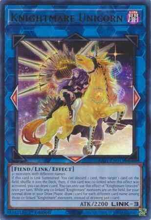 Knightmare Unicorn - Alternate Art - RA01-EN043 - Ultra Rare - 1st Edition