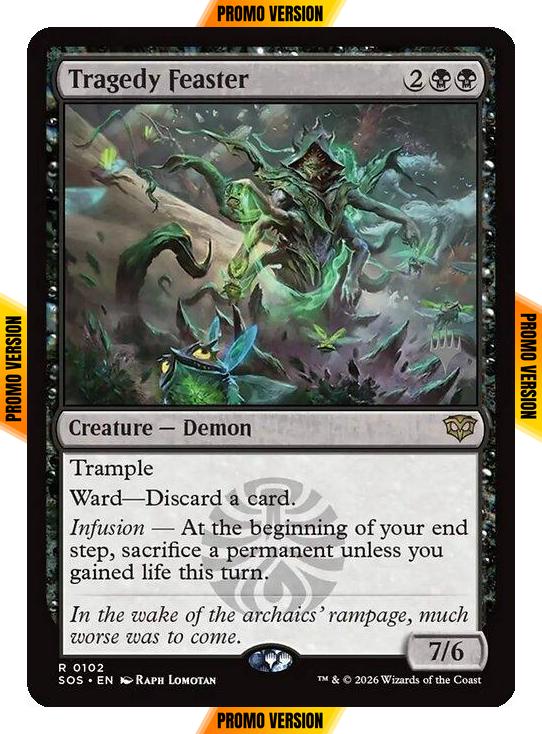 Tragedy Feaster [102p] [Promo Pack] [Secrets of Strixhaven Promos] [Non-Foil]