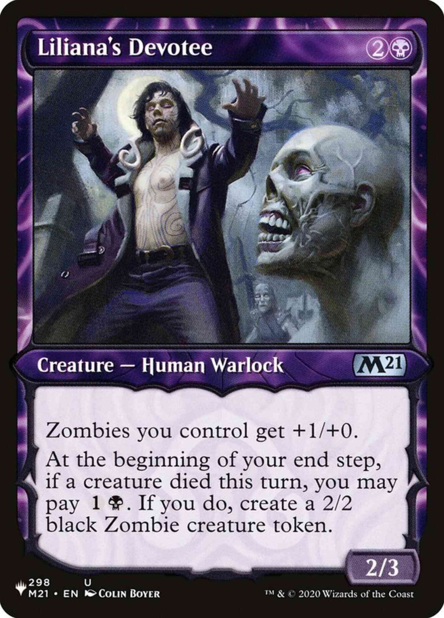 Liliana's Devotee [M21-298] [Showcase] [The List] [Non-Foil]