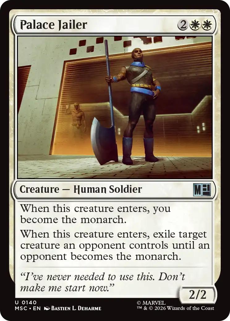 Palace Jailer [140] [Marvel Super Heroes: Commander] [Non-Foil]