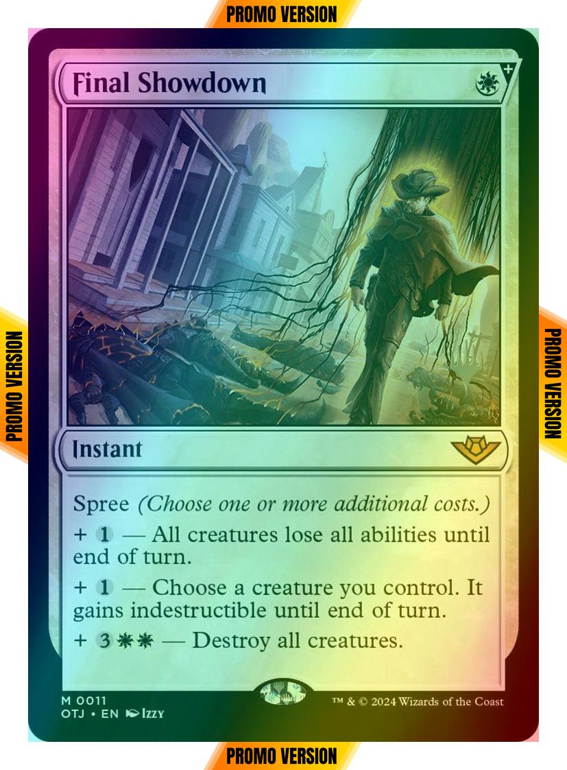 Final Showdown [11p] [Promo Pack] [Outlaws of Thunder Junction: Promos] [Foil]