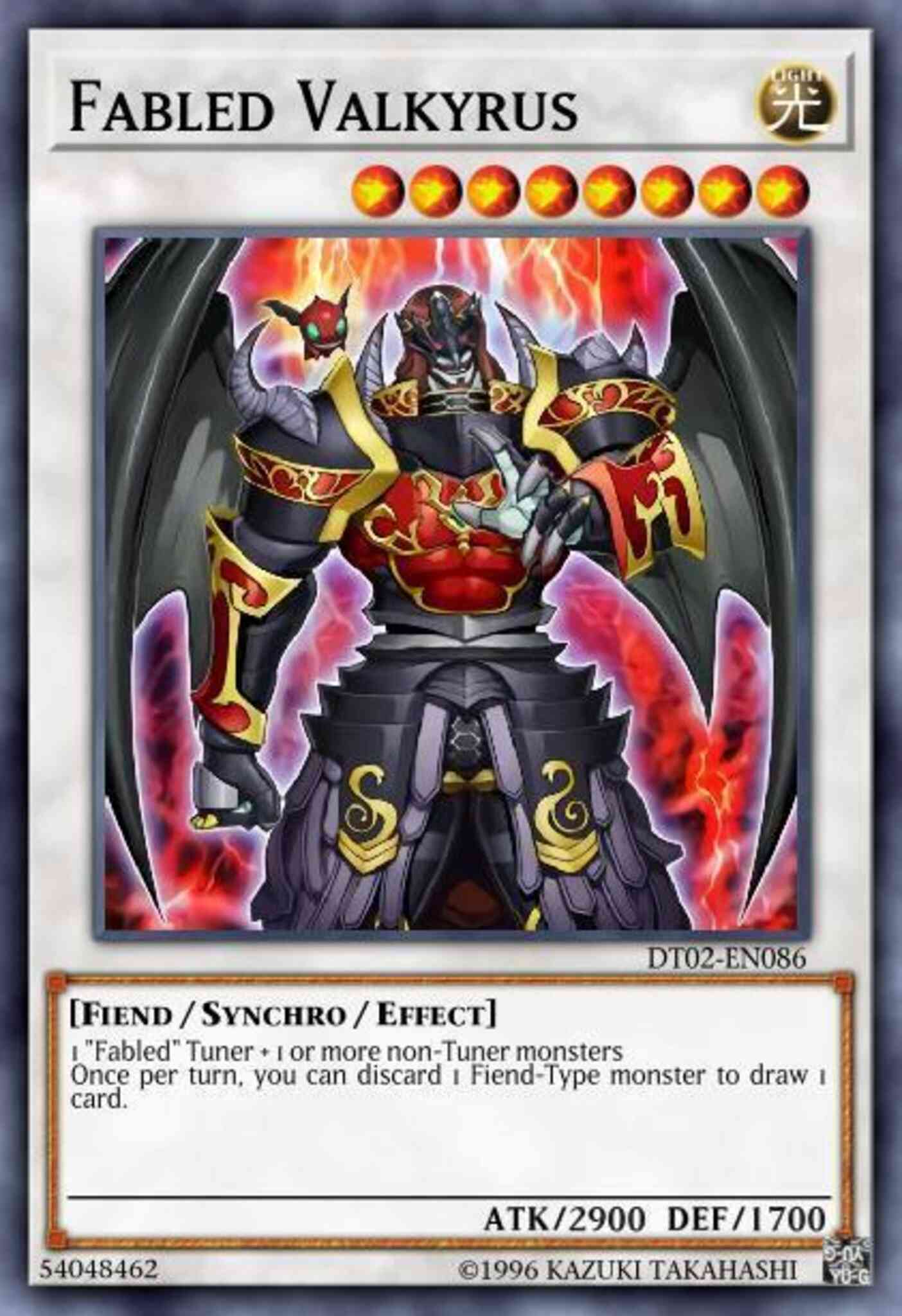 Fabled Valkyrus - HA02-EN056 - Secret Rare - 1st Edition