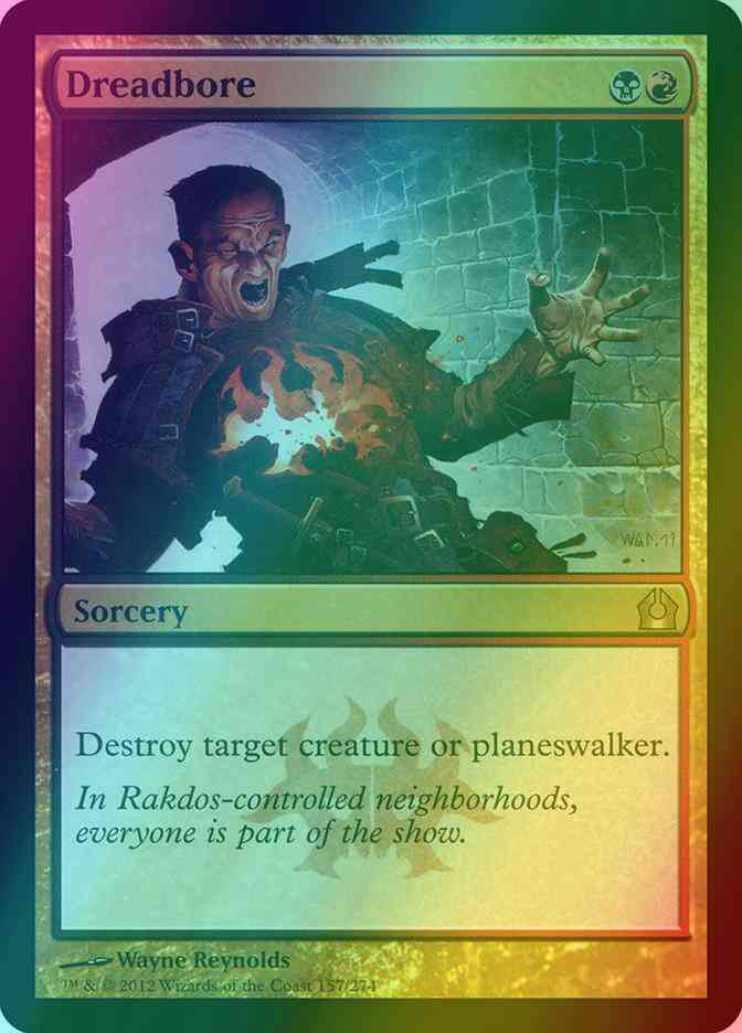 Dreadbore [157] [Return To Ravnica] [Foil]