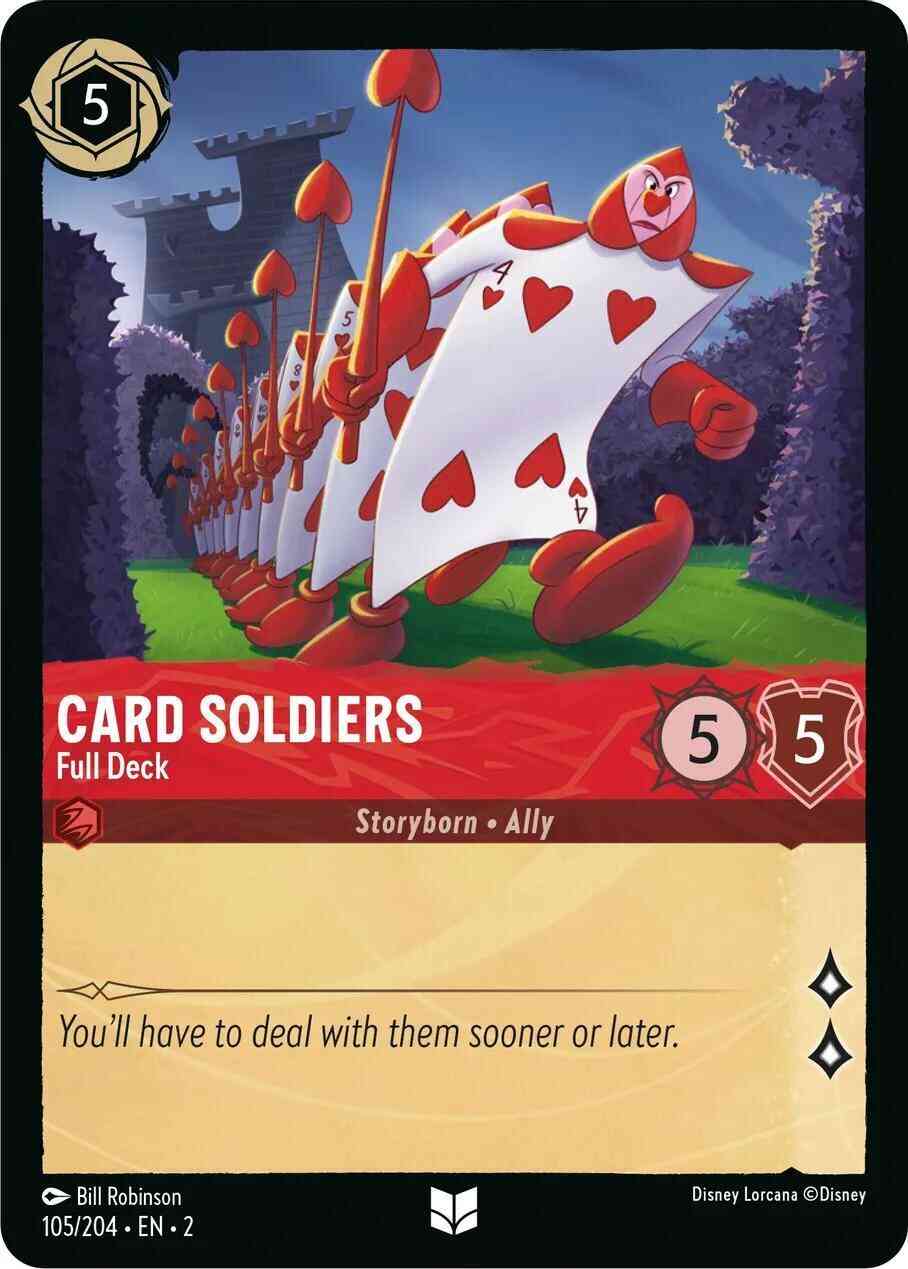 Card Soldiers - Full Deck - 105/204 [Rise Of The Floodborn] [Cold Foil]