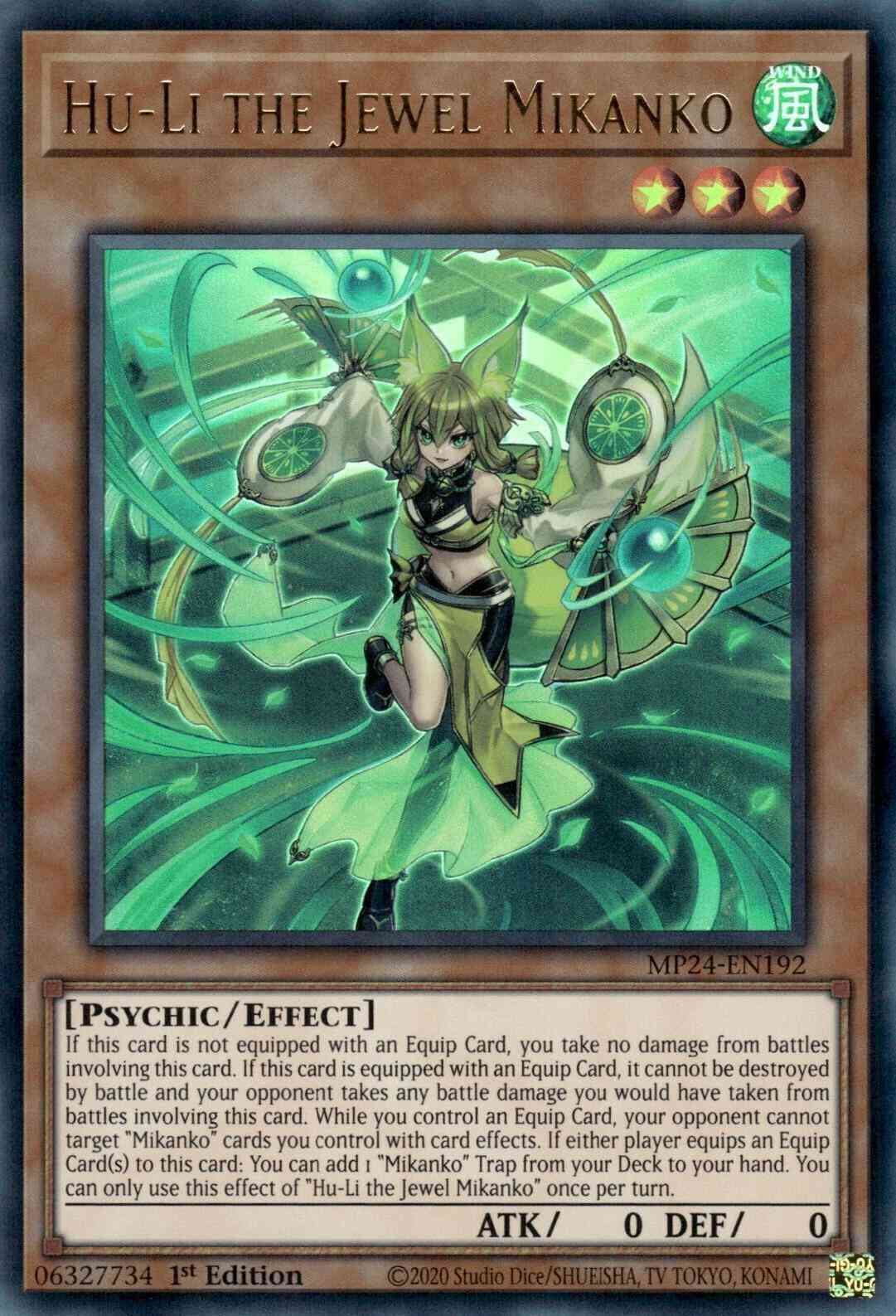Hu-Li the Jewel Mikanko - MP24-EN192 - Ultra Rare - 1st Edition