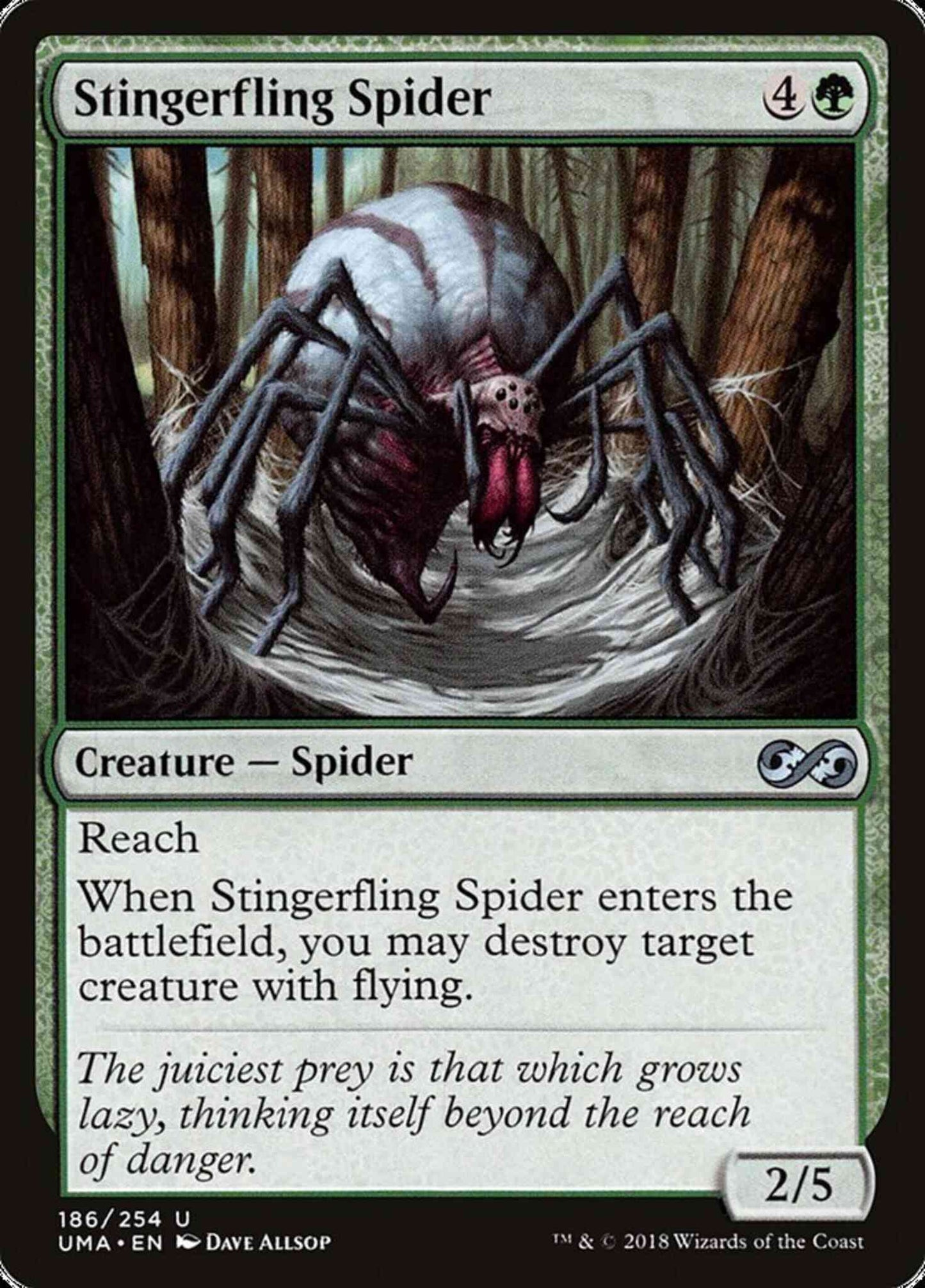 Stingerfling Spider [186] [Ultimate Masters] [Non-Foil]