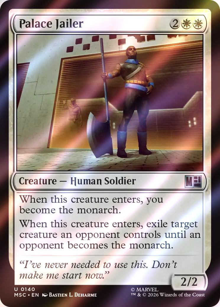 Palace Jailer [140] [Marvel Super Heroes: Commander] [Surge Foil]