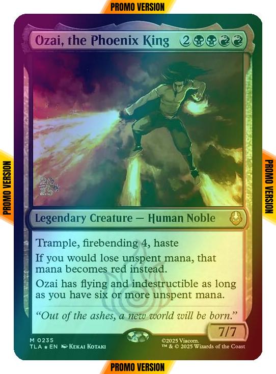 Ozai, the Phoenix King [235s] [Prerelease] [Avatar: The Last Airbender: Promos] [Foil]
