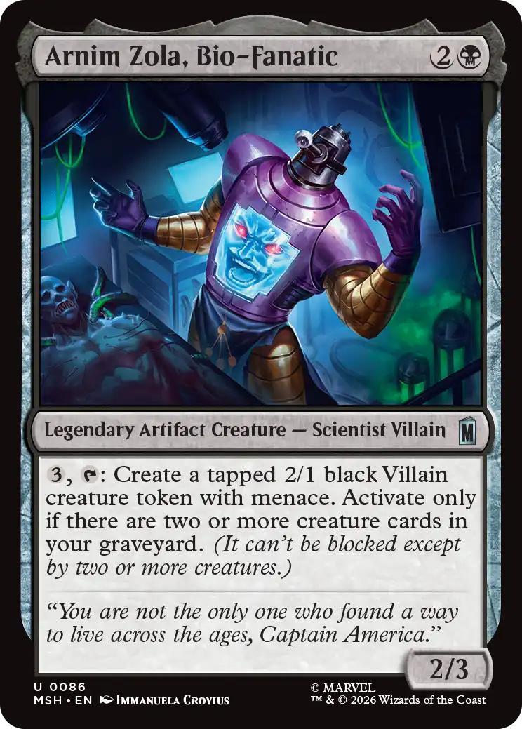 Arnim Zola, Bio-Fanatic [86] [Marvel Super Heroes] [Non-Foil]