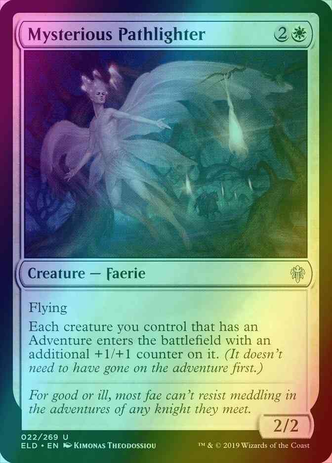 Mysterious Pathlighter [22] [Throne of Eldraine] [Foil]