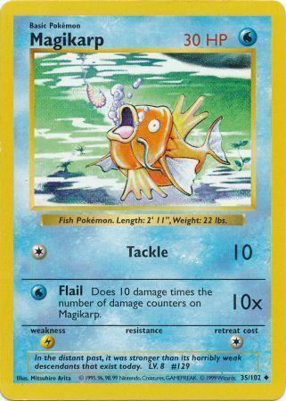 Magikarp - 35/102 - Uncommon - Shadowless [base1S-35] [Non-Holo]
