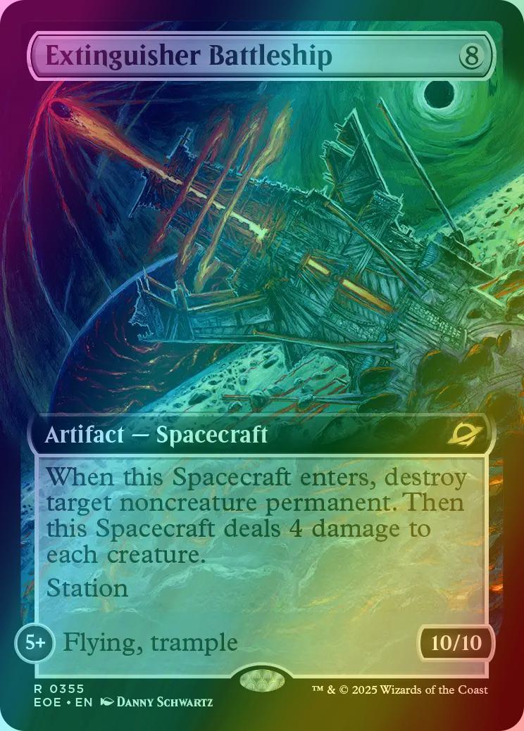 Extinguisher Battleship [355] [Extended Art] [Edge of Eternities] [Foil]