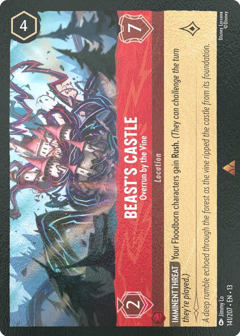 Beast's Castle - Overrun by the Vine - 141/204 [Attack of the Vine!] [Cold Foil]