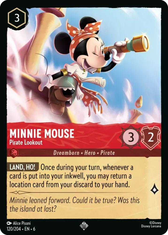 Minnie Mouse - Pirate Lookout - 120/204 [Azurite Sea] [Non-Foil]