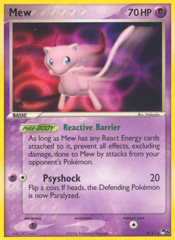 Mew - 4/17 - Rare [pop4-4] [Holo]