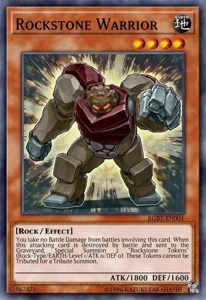 Rockstone Warrior - DP09-EN006 - Rare - 1st Edition