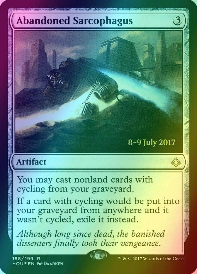Abandoned Sarcophagus [158s] [Hour of Devastation Promos] [Foil]