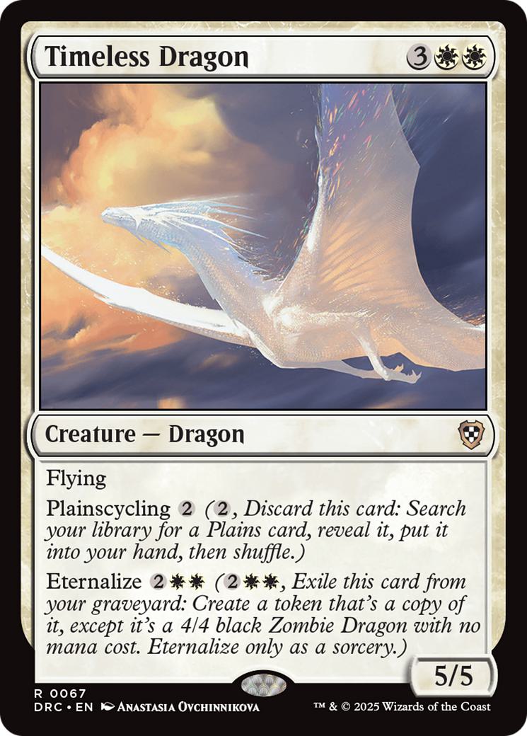 Timeless Dragon [67] [Aetherdrift: Commander] [Non-Foil]