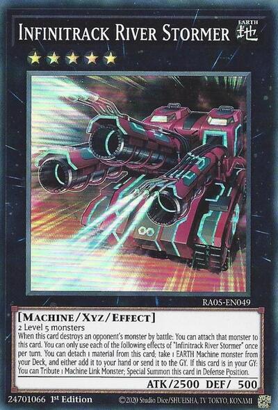Infinitrack River Stormer - RA05-EN049 - Super Rare - 1st Edition