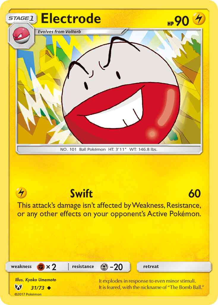 Electrode - 31/73 - Uncommon [sm35-31] [Reverse Holo]