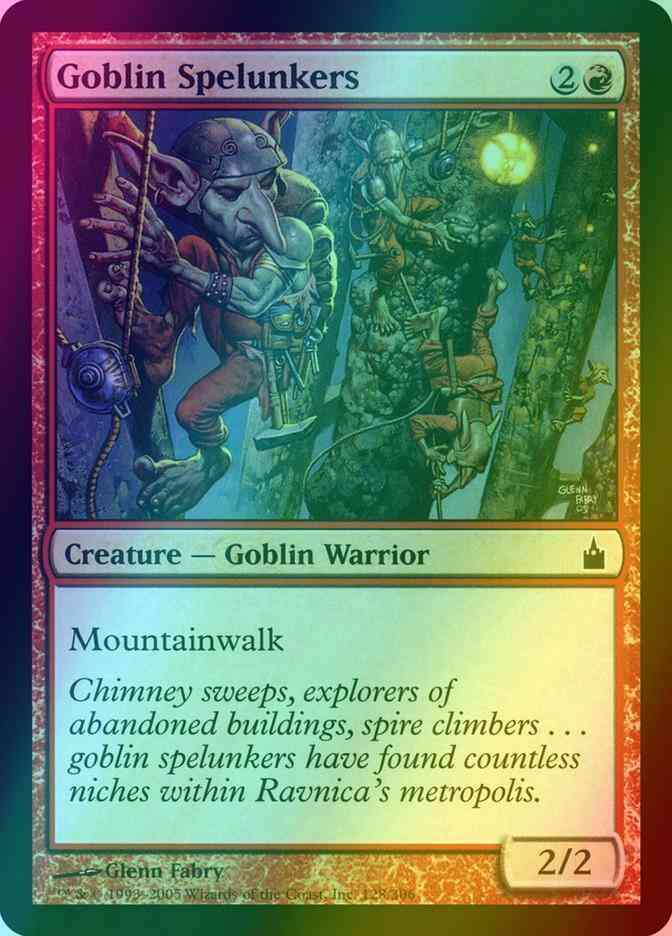 Goblin Spelunkers [128] [Ravnica City Of Guilds] [Foil]