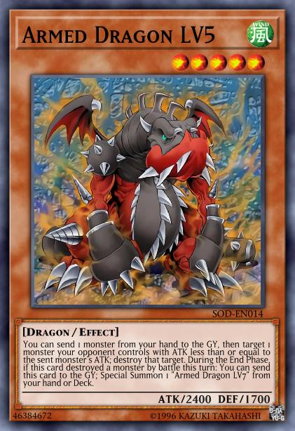 Armed Dragon LV5 - SOD-EN014 - Ultimate Rare - Unlimited
