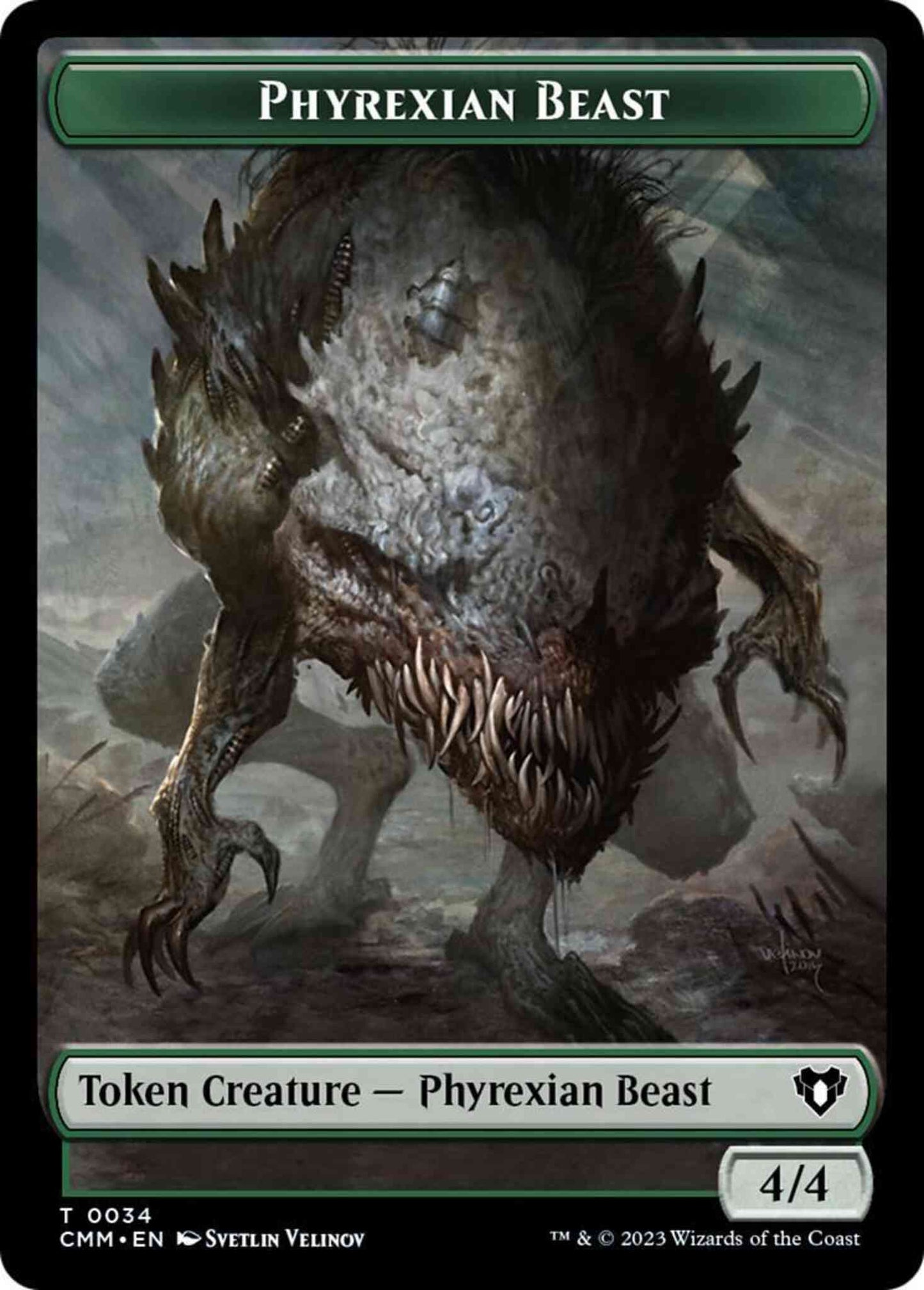 Phyrexian Beast Token (34) // Thopter Token (47) [Commander Masters: Tokens] [Non-Foil]