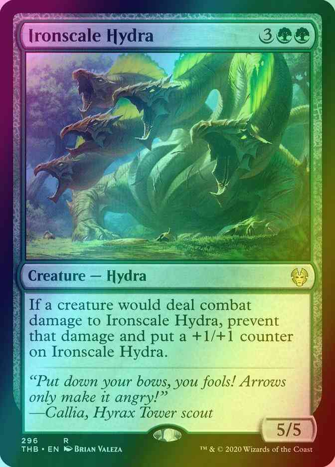 Ironscale Hydra [296] [Theme Booster Exclusive] [Theros Beyond Death] [Foil]