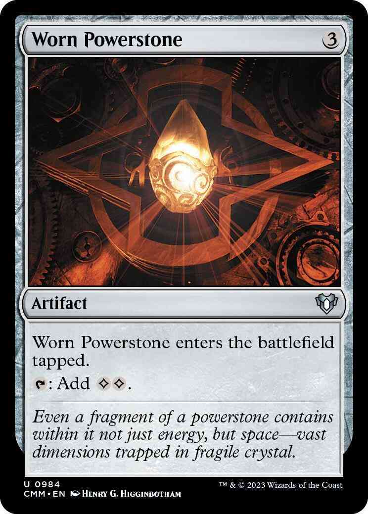 Worn Powerstone [984] [Commander Masters] [Non-Foil]