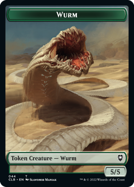Phyrexian Beast Token (41) // Wurm Token (44) [Commander Legends: Battle for Baldur's Gate: Tokens] [Non-Foil]