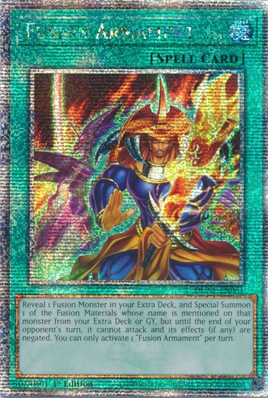 Fusion Armament - DUNE-EN061 - Quarter Century Secret Rare - 1st Edition
