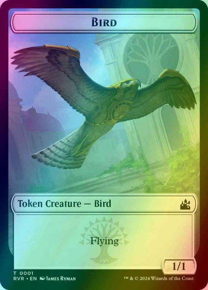 Bird Token (01) // Centaur Token (10) [Ravnica Remastered: Tokens] [Foil]