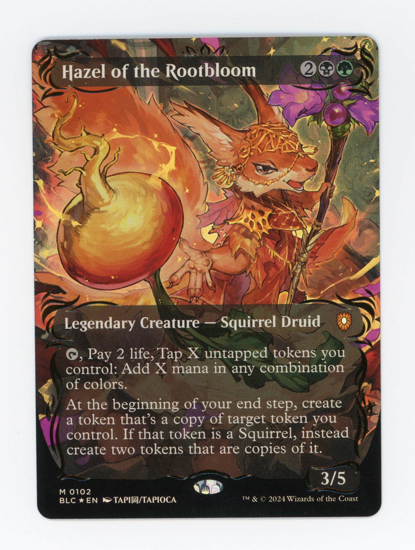Hazel of the Rootbloom — Borderless|Anime|Raised Foil — ID 19635