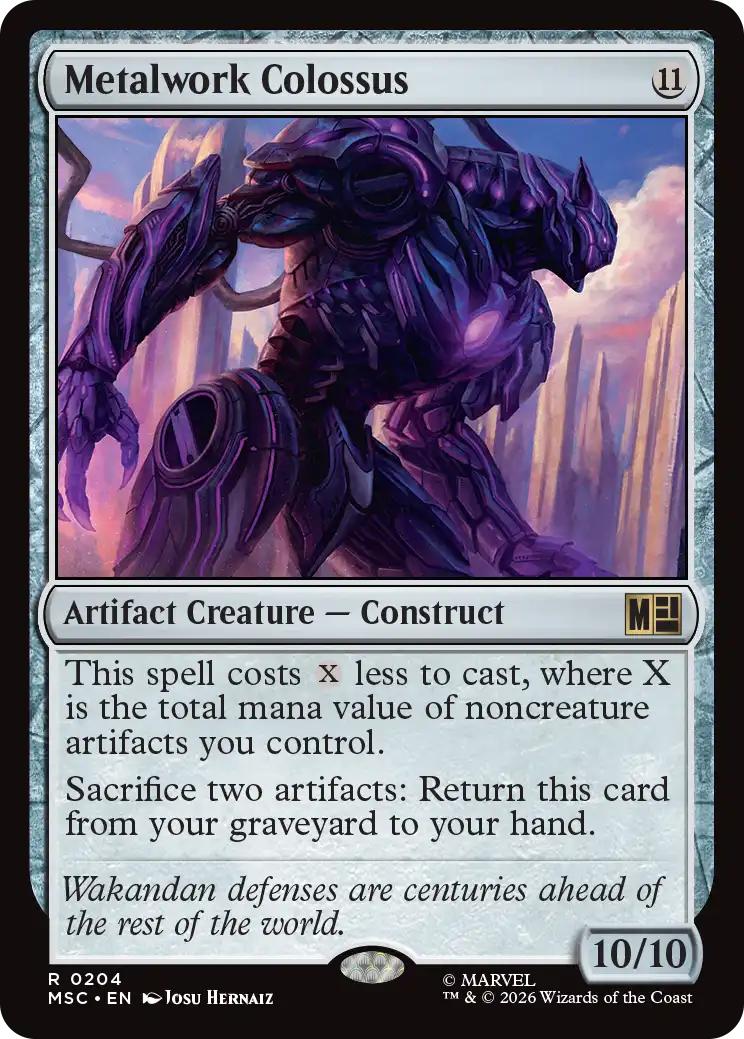 Metalwork Colossus [204] [Marvel Super Heroes: Commander] [Non-Foil]