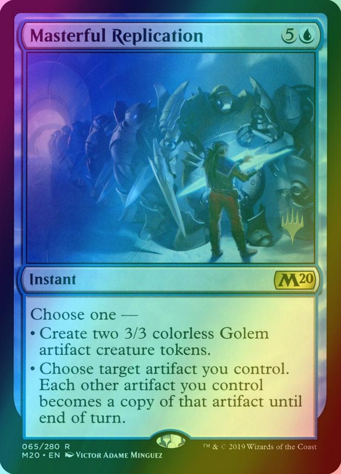 Masterful Replication [65p] [Promo Pack] [Core Set 2020 Promos] [Foil]