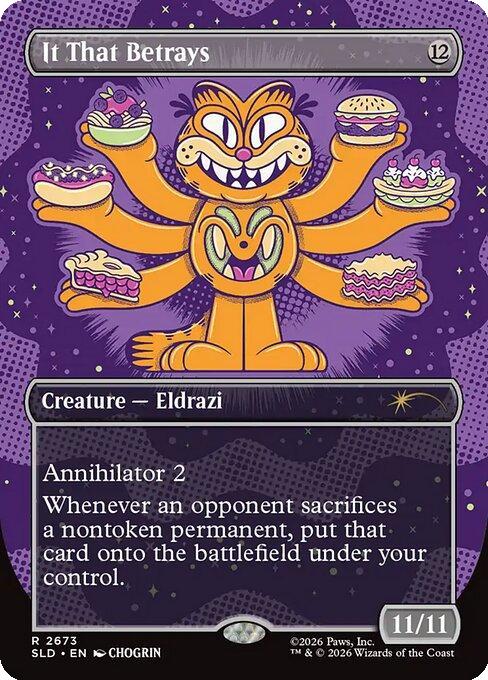 It That Betrays [2673] [Borderless] [Garfield: Entertain You] [Secret Lair Drop] [Non-Foil]